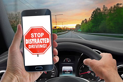 Stop distracted driving