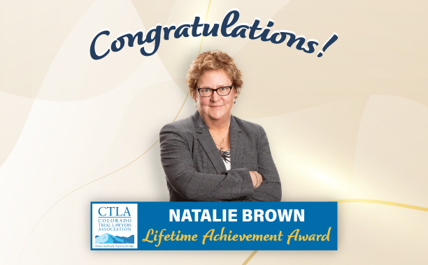 NATALIE BROWN TO RECEIVE LIFETIME ACHIEVEMENT AWARD