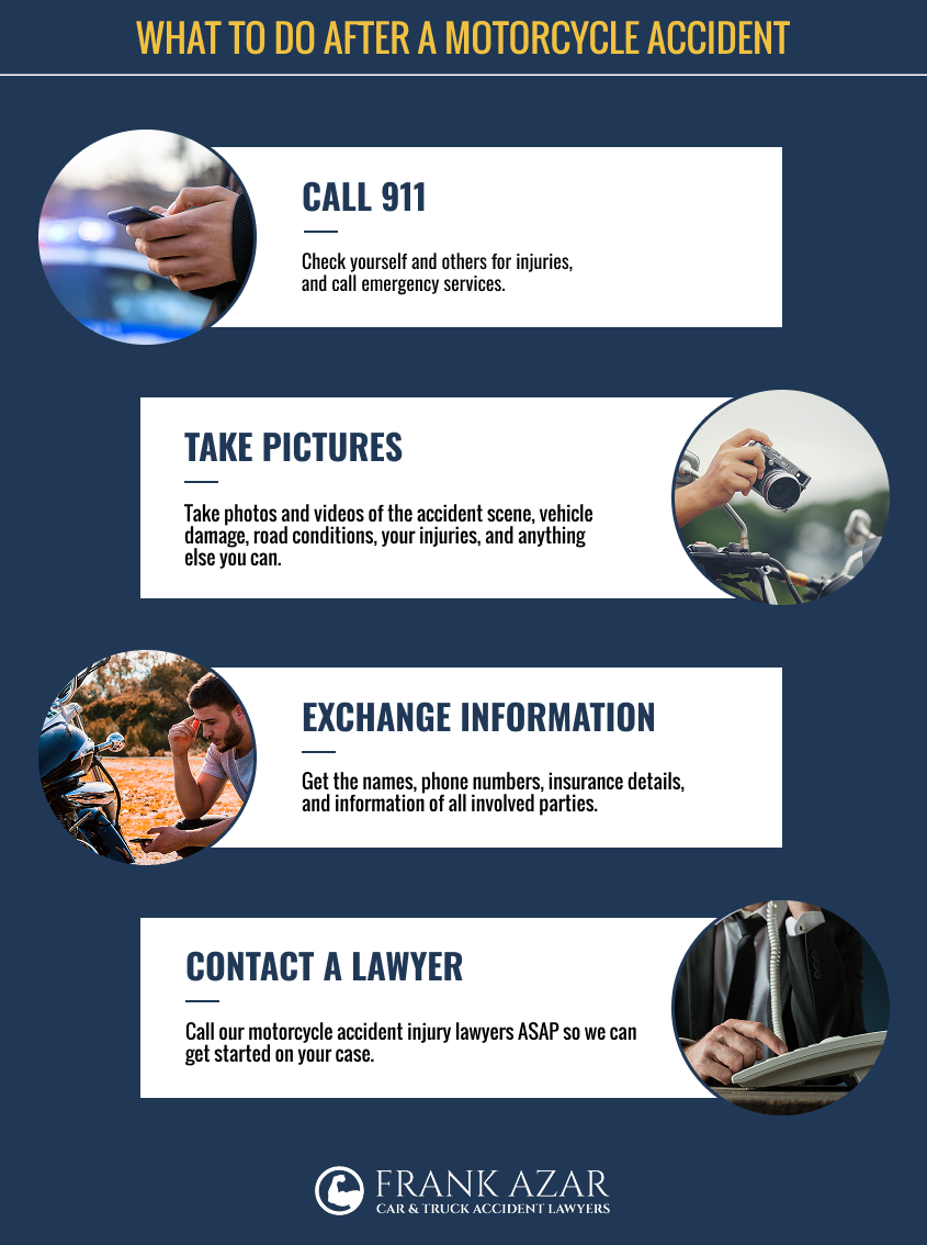 4 steps to take after a motorcycle accident