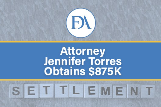 Attorney Jennifer Torres obtains $875k