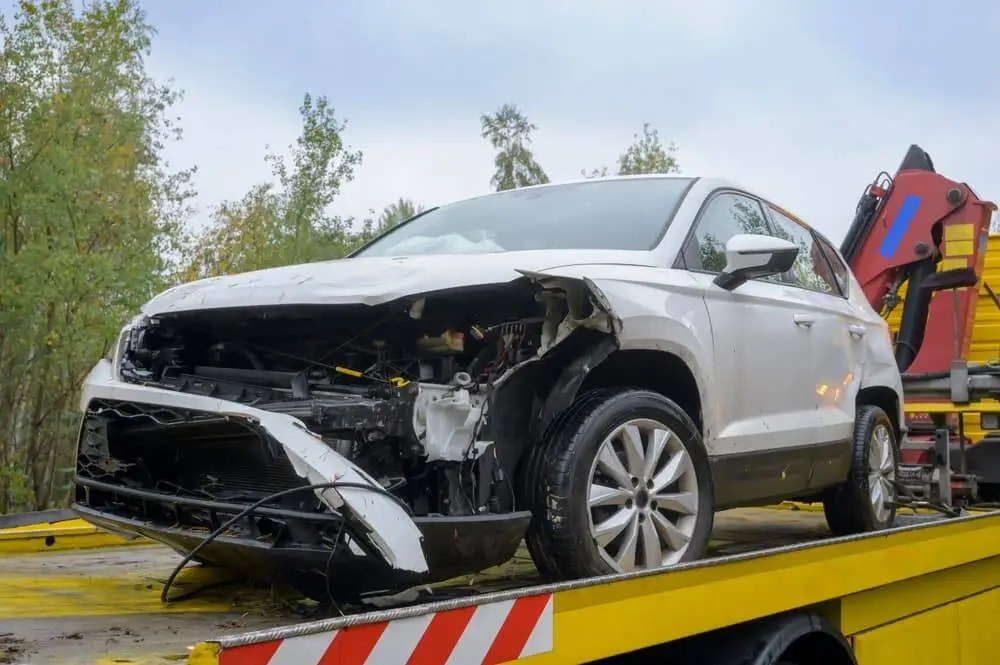 crashed car